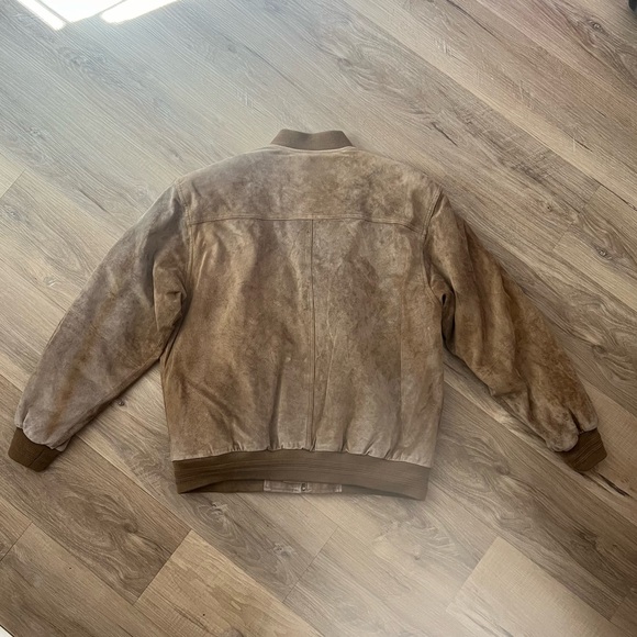 Men’s Real Leather ROUND TREE AND YORK Bomber Jacket! - Picture 3 of 9